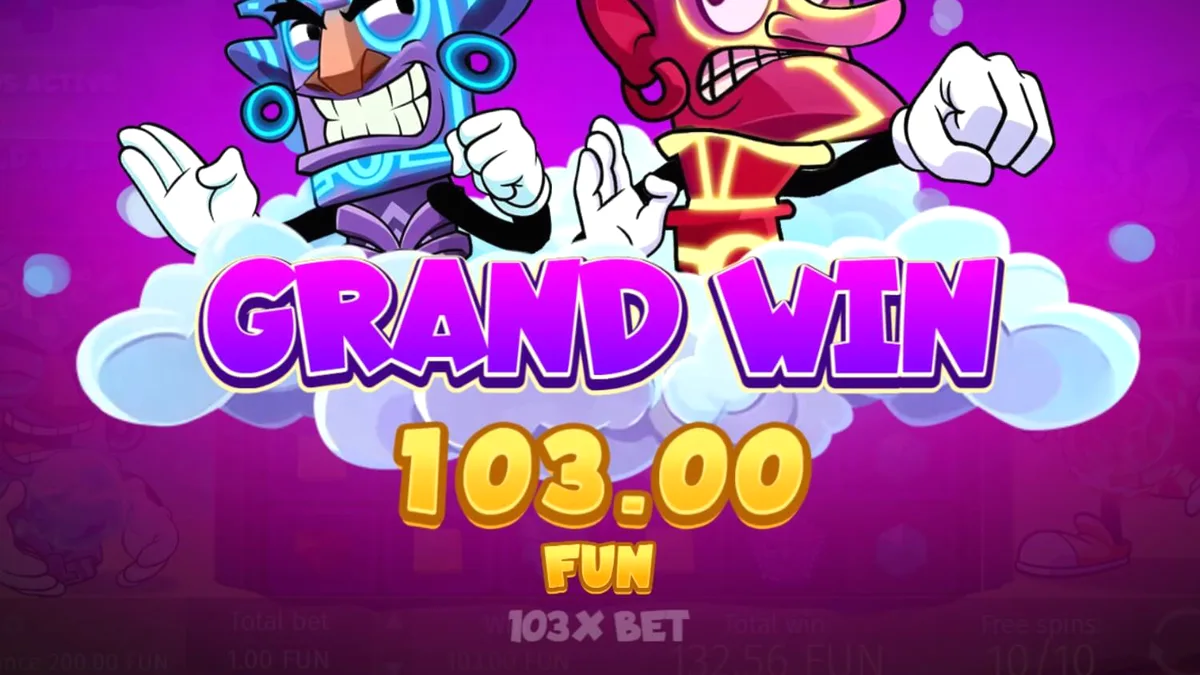 Tampilan visual slot Tiki Elements dengan latar belakang pulau tropis yang eksotis.
